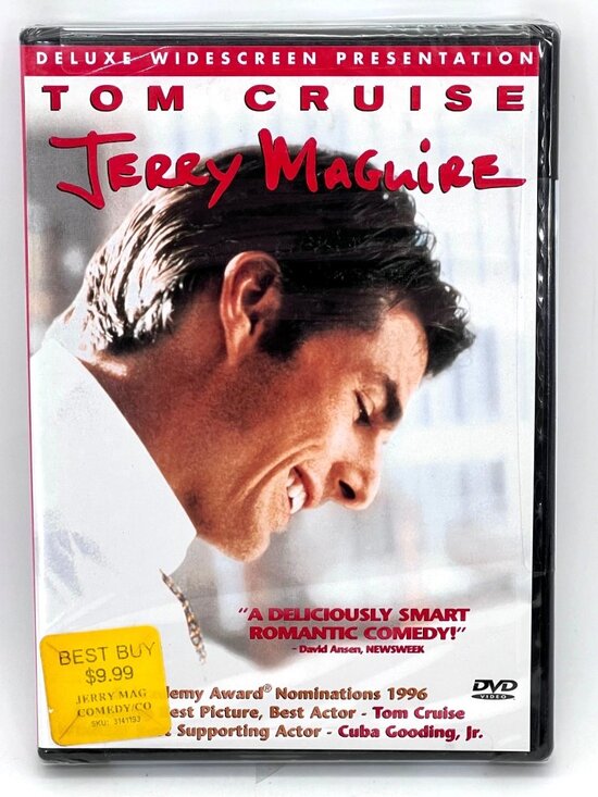 Jerry Maguire DVD Deluxe Widescreen Presentation Romantic Comedy Tom Cruise New - Picture 1 of 14